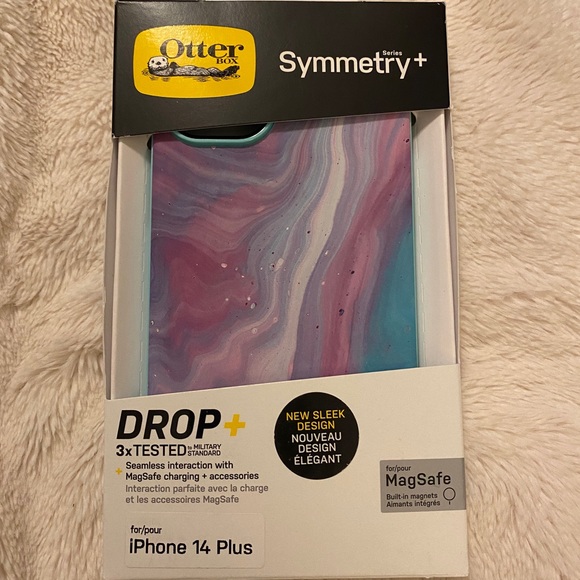 OtterBox Symmetry+ Plus Series Protective Case iPhone 14 Plus Fairy Dust NIB - Picture 2 of 5